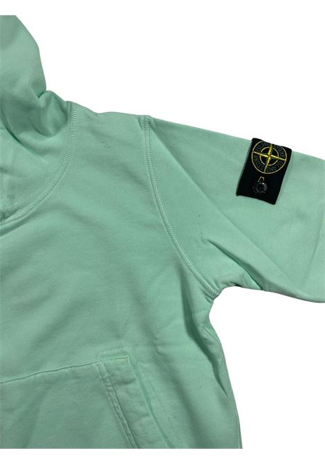 Green cotton sweatshirt for children Stone Island | 781661640/SUVERDE